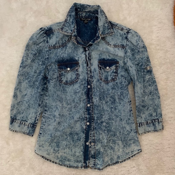 FashionWeb jean jacket top - from Forever 21 - Picture 2 of 5
